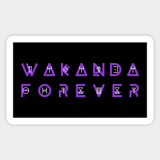 Wakanda forever variant Sticker